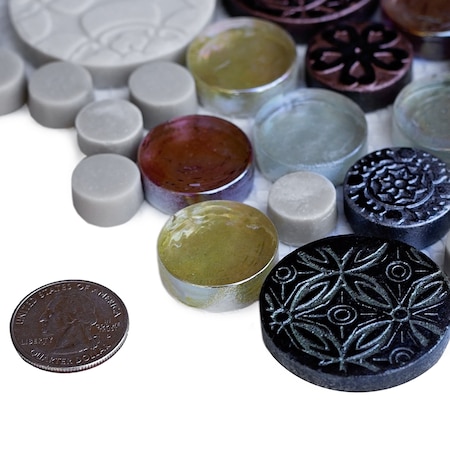 Apollo Tile Sample of Caleidoscopica Bubble 11.8"x11.8" Mosaic Tile APLMOK99005EC38 Sample